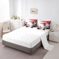thumbnail image 3 of YST Cherry Blossoms Watercolor Painting Comforter Set, Soft, Queen (7 Count), 3 of 4
