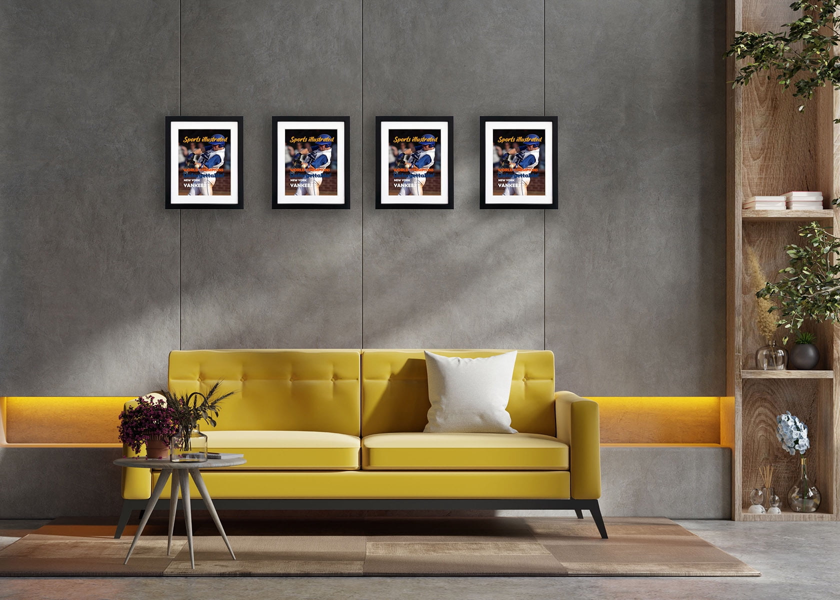 Sports Magazine Frame, 2 Pack,Displays Magazines Measuring 8.5 x 11.25 or 8.25 x 11 inches with Double White Matting