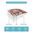 thumbnail image 4 of Quilt King Size Bedding Set, Independence Day Reversible Summer Quilt 3 Pieces, American Flag Gnomes Truck Balloons Vintage Lightweight Bedspreads Coverlets with 2 Pillow Shams for All Seasons, 4 of 5