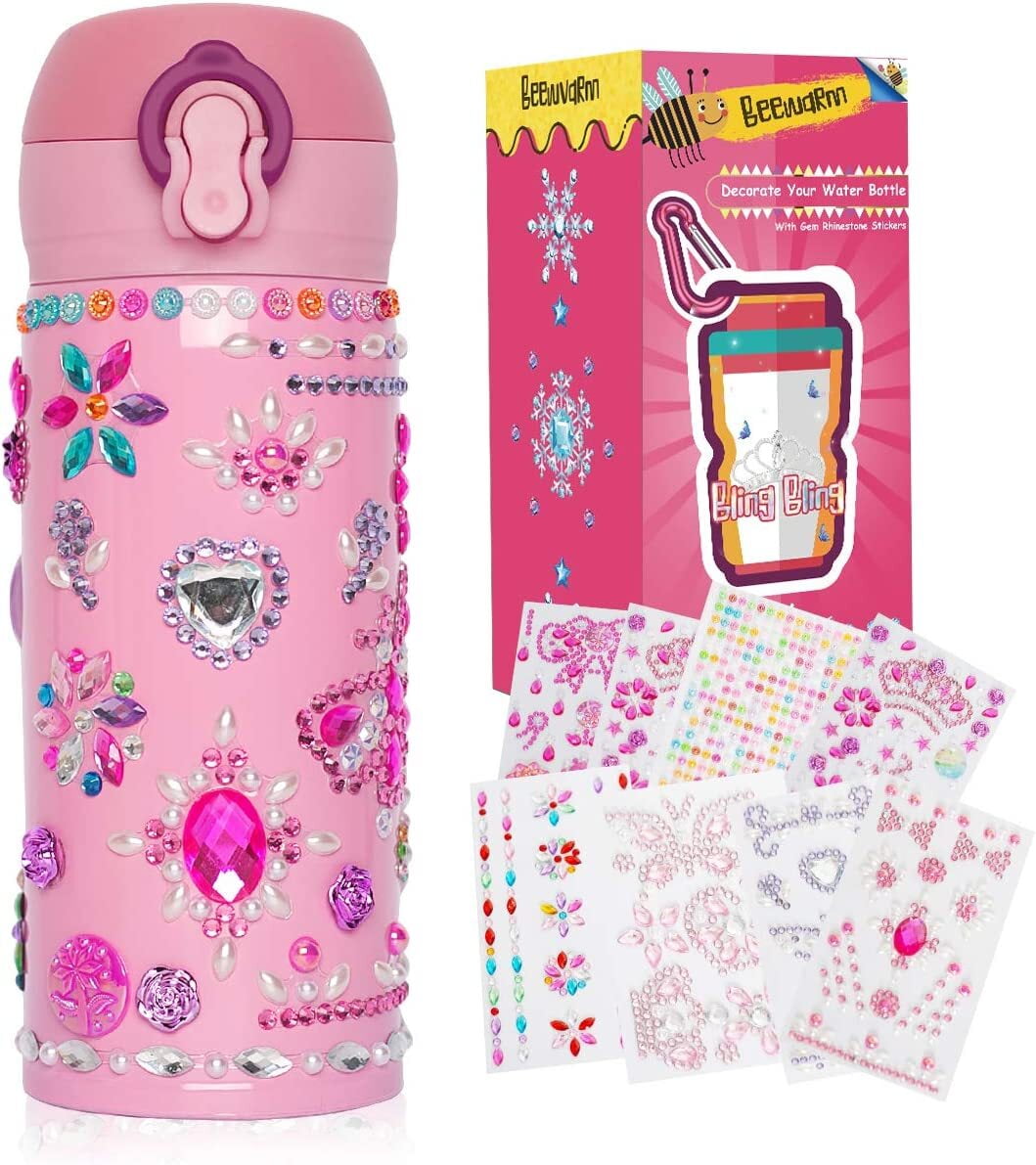 Decorate Your Own Water Bottles With Rhinestone Art Stickers Decal