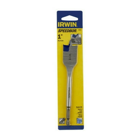 

2PC Irwin 88816 Speedbor 1 By 6 Inch Flat Wood Boring Spade Bit