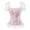 Rose, variant on Corset Gothic Punk Bustier Women Off Shoulder Rose S