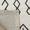 thumbnail image 4 of SAFAVIEH Cedar Brook Jamison Geometric Cotton Area Rug, Ivory/Black, 5' x 8', 4 of 6