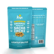 Kusa Organic Roasted Sacha Inchi Seeds (8 oz) – Gluten Free, Vegan, Keto, Paleo Friendly Snack – Source of Omega 3 6 9 – Non-GMO Superfood – USDA Approved (Lightly Salted)