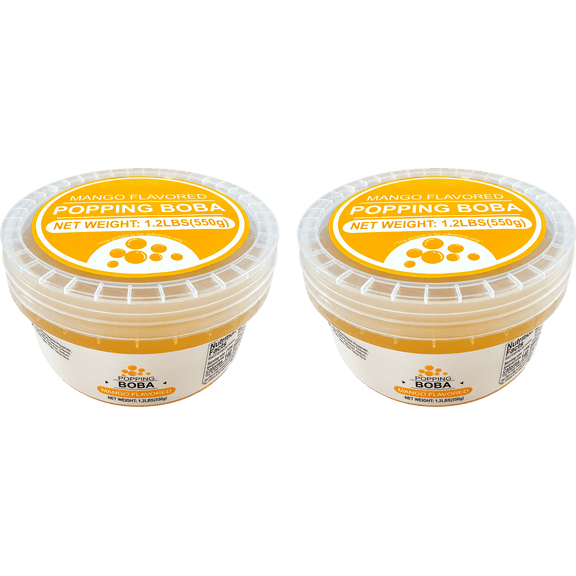 Soeos 550g popping,  mango, pack of 2