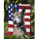 thumbnail image 3 of ""Caroline'S Treasures Ck6733Gf Banderas Para Exteriores Con Diseño De Perro De Taiwán, Tamaño De Jardín Americano, Multicolor"", 3 of 5