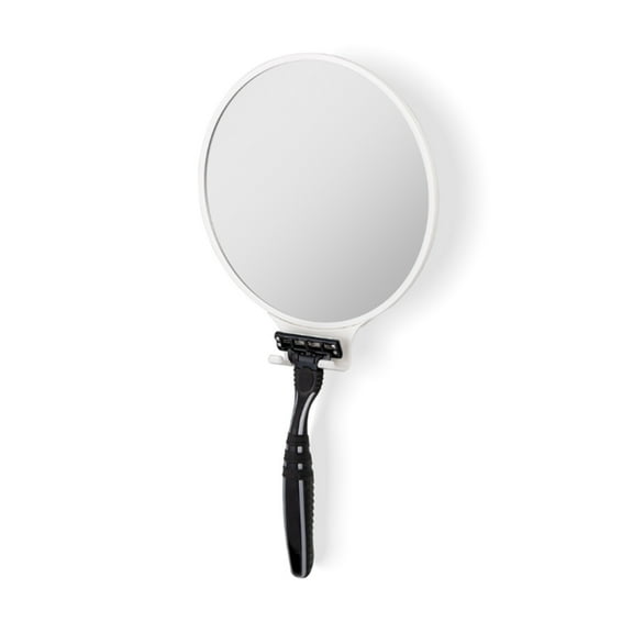 Zadro Water-Fill Fogless Shaving Mirror w/ Magnification, Razor Holder