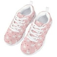 thumbnail image 3 of Pzuqiu Deer Pink Tennis Shoes Big Girls Size 3 Breathable Mesh Sneakers Lightweight Running Athletic Shoes Comfy Walking Shoes, 3 of 5