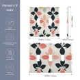thumbnail image 2 of Yayeee Toggle Light Switch Wall Plate 3-Gang 6.37"x4.48" Decorative Outlet Cover, Black Retro Flower, 2 of 7