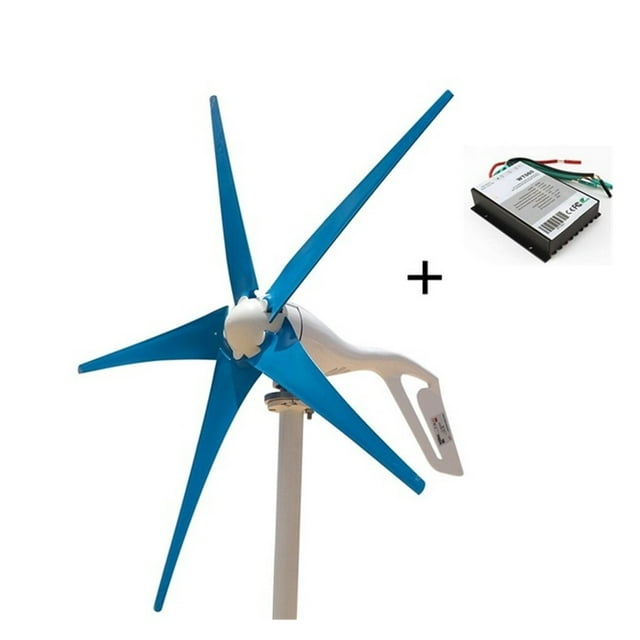 400W AC12V/24V Colorful Wind Turbine Generator Small Windmill For Home Or Boat Use With 600W Wind Controller ,Easy to Install