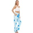 thumbnail image 4 of Womens Comfy Lounge Pants Loose Yoga Pants Cotton Blend Soft Drawstring Wide Leg Pants with Pockets, 4 of 6