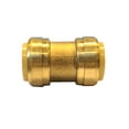 thumbnail image 2 of Libra Supply Lead Free 1 inch Push-Fit Coupling, Push to Connect, (Click in for more size options), 1'', 1-inch, Brass Pipe Fitting Plumbing Supply, 2 of 3