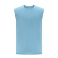 thumbnail image 3 of Aofany Tank Tops Men Mens Breathable Sleeveless T Shirt Tops Slim Summer Round Neck Mens Tank Top with Pockets, 3 of 5