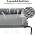thumbnail image 3 of WNPETHOEM Dog Elevated Cooling Dog Bed, Raised Dog Cots Beds for Large Dogs, Outdoor Pet Bed for Large Dogs, Chew Proof Portable Cooling Pet Cot Skid-Resistant Feet, Frame with Breathable Mesh, 3 of 8