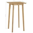 thumbnail image 4 of vidaXL 5 Piece Outdoor Dining Set Solid Acacia Wood, 4 of 4