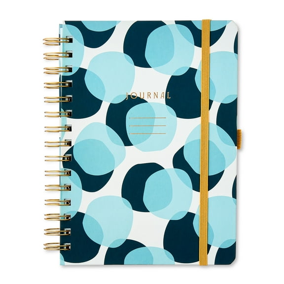 Pen+Gear Ruled Journal, 6" x 8.25", Blue Polka Dots, 192 Pages