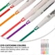 thumbnail image 2 of 6Pcs Clear View Double Ended Marker Pen Chisel Tip and Fine Tip Highlighter Pens, 2 of 3