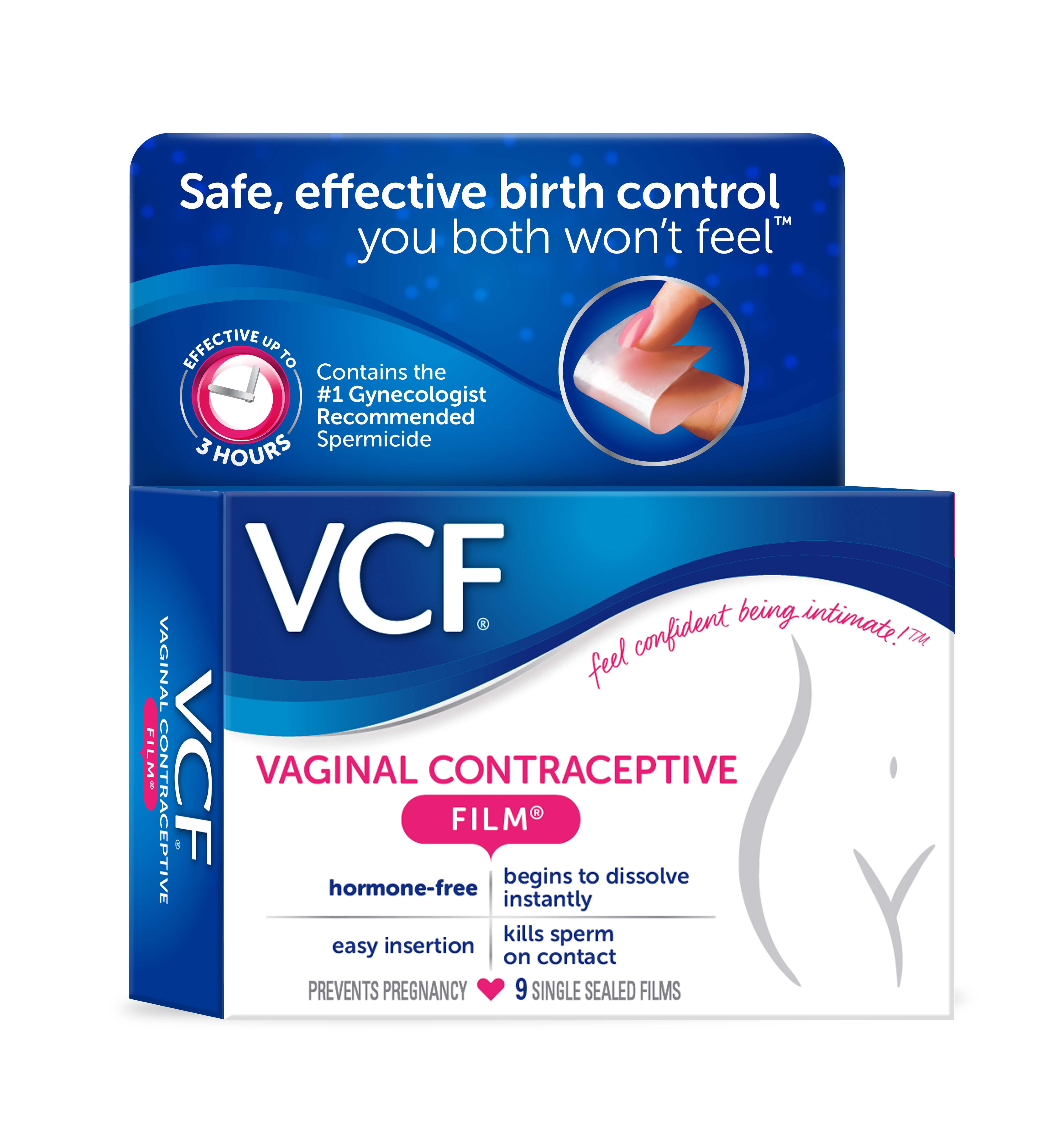 VCF Vaginal Contraceptive Film, 9 Ct