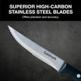 thumbnail image 2 of Cuisinart 6-Piece Triple Rivet Steack Knife Set, High Carbon Stainless Steel, 2 of 4