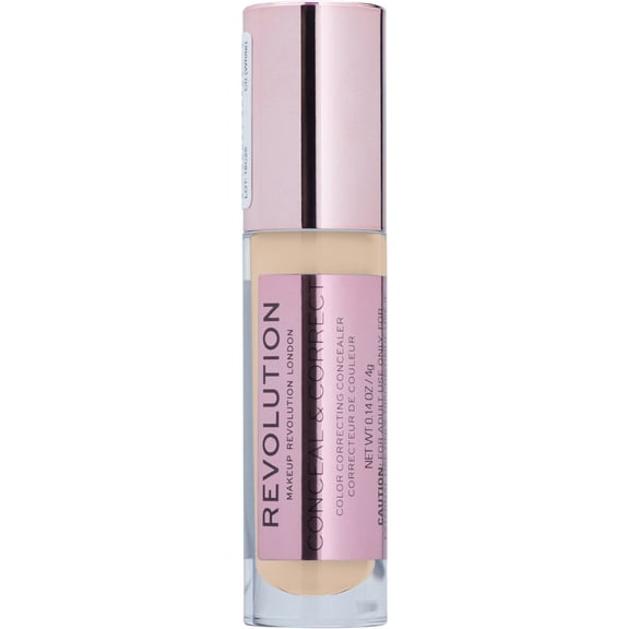 Makeup Revolution Conceal & Define Full Coverage Concealer - C6 (for light/medium skin tones w/ neutral undertone)