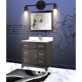 thumbnail image 3 of Vanity Art 36" Single Sink Bathroom Vanity Set with Engineered Marble Top and Free Mirror, 3 of 5