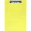 Saunders Manufacturing SAU21595 Plastic Clipboard- Letter- Holds .50in. of Paper- Neon Yellow