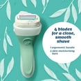 Schick Intuition 4Blade Sensitive Care Women's Razor Handle Plus 2