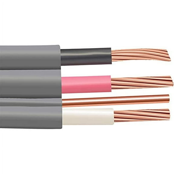 500' 8/3 UF-B Wire Copper Underground Feeder Cable With Ground Gray 600V