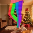 thumbnail image 5 of successthop Mardi Gras Leggings for Women Rainbows Stripe Soft Sleepwear Comfortable Pants Colorful Winter Shapewear S, 5 of 6