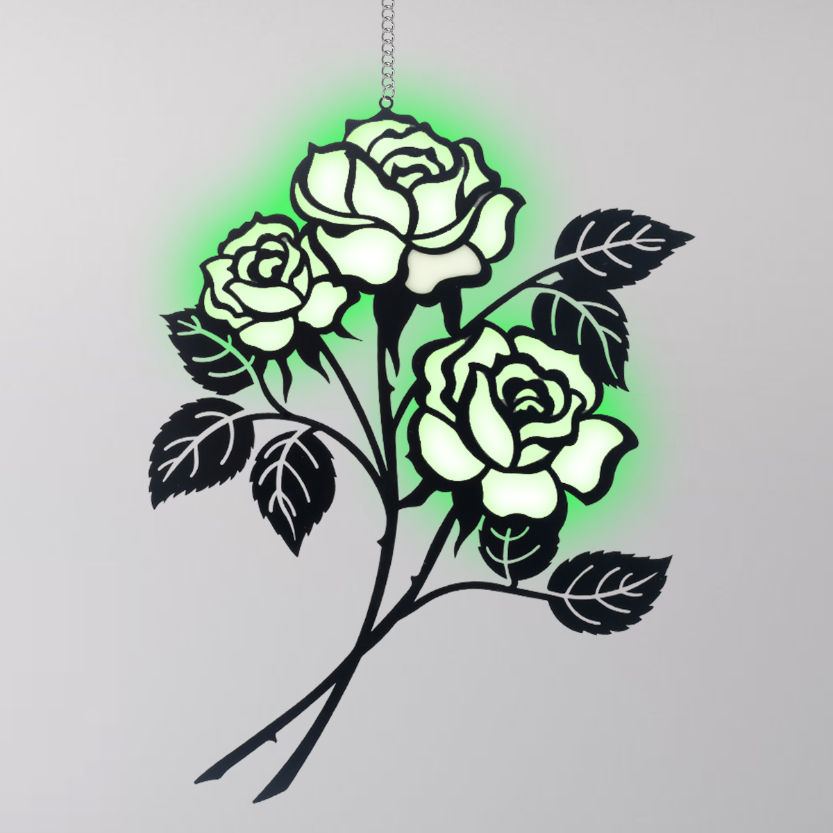 Fyjucpa Metal Rose Wall Decor Creative Metal Rose Wall Art Decorative