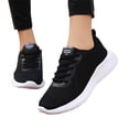 thumbnail image 4 of NOKIO Women'S Lace-Up Athletic Footwear Women'S Casual Athletic Shoes Women'S Stylish Gym Sneakers Fashion Summer And Autumn Women Sneakers Flying Woven Mesh Lace Up Solid Color Lightweight Casual, 4 of 9