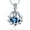 Blue, variant on Lotus Flower Ashes Pendant Necklace with Mini Keepsake Urn Memorial Ash Jewelry Cremation Jewelry for Ashes Holder