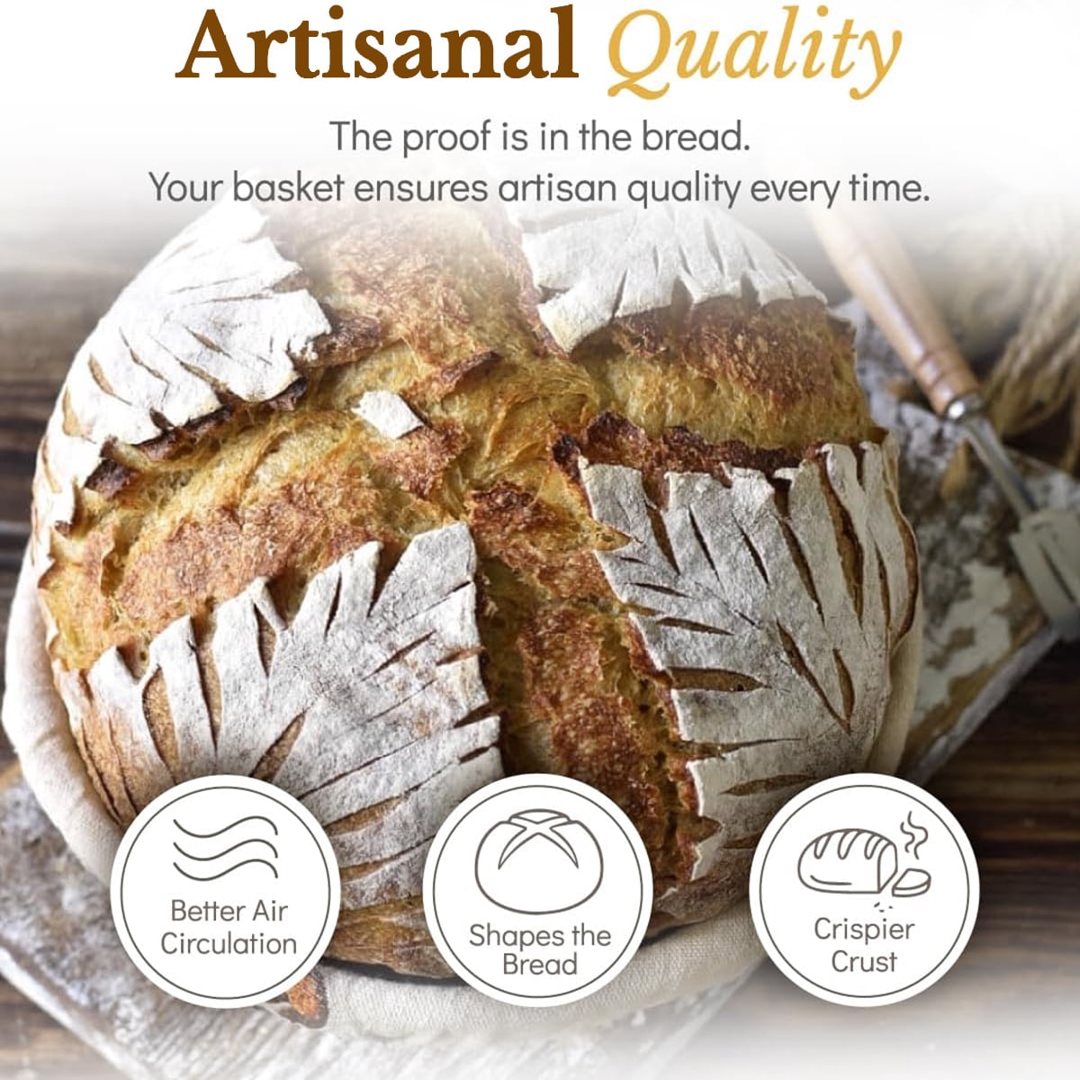 Jripae Bread Proofing Basket Set, 9" Round & 10" Oval Banneton Baskets,Complete Sourdough Starter Kit,Sourdough Bread Baking Supplies with Bread Lame, Sling, Dough Whisk