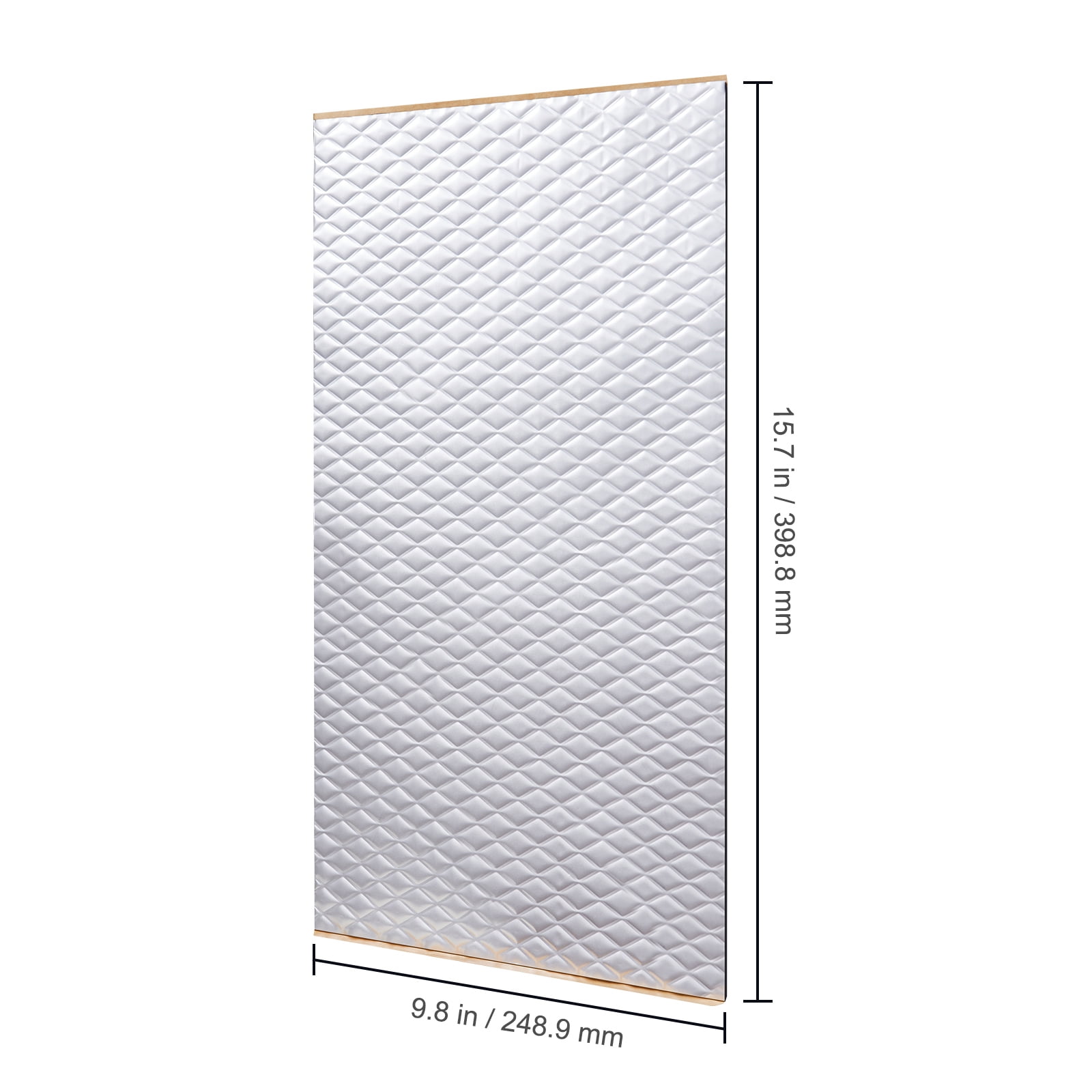 KFFKFF Vehicle Noise Reduction Mat, 50 mil 52 sqft Vehicle Noise Absorption Material, Butyl Auto Acoustic Dampener, Sound Insulation and Vibration Minimizing Material for Automobile