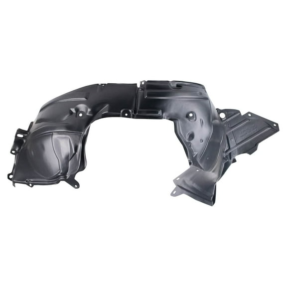 TRQ Front Left Inner Fender Liner Black Drivers Side Fits Select 2017-2019 Nissan Sentra NI1248162