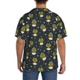 thumbnail image 3 of Yiaed Ballerina Frogs Print Mens Casual Wrinkle Free Shirts Short Sleeve Button Down Summer Stretch Dress Shirt-X-Large, 3 of 5