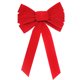 thumbnail image 1 of Adornos navideños, lazo navideño de franela roja., 1 of 5