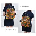 thumbnail image 4 of FORMRS Women's Travel Backpack Purse Anti-Theft Hidden Pockets Casual Shoulder Bag, Vibrant Mushroom, 4 of 7