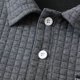 thumbnail image 5 of pstuiky Camisas para hombre de manga larga, Blusa/camiseta informal elegante a rayas de manga larga con cuello, botones y bolsillo para hombre tops de invierno para hombre s, 5 of 9
