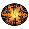 thumbnail image 6 of Halloween Clearance Tablecloth Round Pumpkin Table Cloths Ghost Table Cloth Castle Witch Circle Tablecloth for Dining Halloween Decorations Scary Night Bat Fall Autumn Buffalo Plaid, 6 of 6