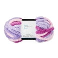 thumbnail image 3 of Mainstays Chunky Chenille Yarn, 31.7 yd, Soft Sorbet Multi, 100% Polyester, Super Bulky, Pack of 4, 3 of 7
