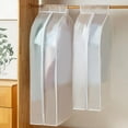 thumbnail image 2 of Garment Cover Three-Dimensional Dust Cover Coat Hanging Clothes Storage Bag Premium Thickened Clothing Organizer Moisture-Proof Dust-Proof Clothes Cover, 2 of 11