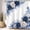 Blue, variant on Orange and White Rose Flower Shower Curtain Sets for Bathroom, White Orange Blossom Floral Plant Bath Curtains, Fabric Machine Washable Modern Art Decor Curtains with Hooks,70X70IN