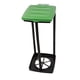 thumbnail image 5 of Soporte para bolsas de basura, accesorios para contenedores de basura, organizador portátil para residuos exteriores Verde, 5 of 9