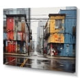 thumbnail image 2 of Designart "Toronto City Graffiti IV" Canada Wall Art Living Room, 2 of 5