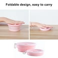 thumbnail image 5 of Cheers.US Portable Collapsible Food Storage Containers With Lids,Collapsible Bowls for Camping,Collapsible Silicone Lunch Box, Leftover Meal Box,BPA Free, Microwave, Freezer Safe, 5 of 5