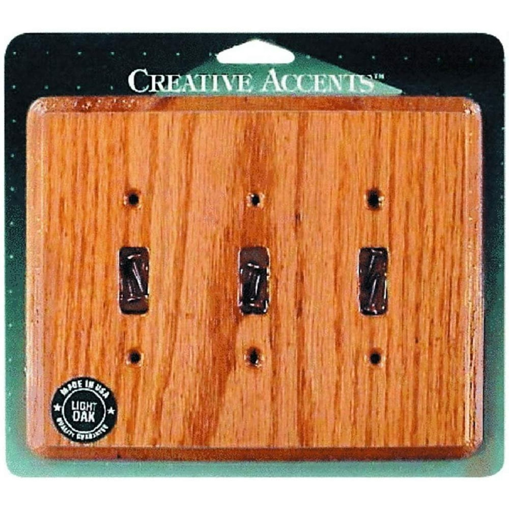 Light Oak Wall Plate