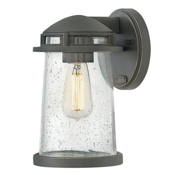 Hinkley Lighting 1880 Tatum 1 Light 9 3 4 High Wall Sconce With Seedy Glass Walmart Com Walmart Com