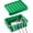 Green, variant on SOCKiTBOX - The Original Weatherproof Connection Box - Large Indoor and Outdoor Electrical Power Cord Enclosure - Green - Medium