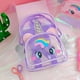 thumbnail image 4 of Mochila Para Escolar Transparente Niña () Púrpura, 4 of 9
